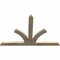 Ekena Millwork Richland Rough Sawn Timber Gable Bracket, Douglas Fir, 60"W x 40"H x 2"D x 4"F, 16/12 Pitch GBW060X40X0204RIC00RDF - alternate 2